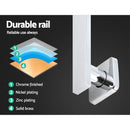 Cefito 8'' Rain Shower Head Wall Arm Square High Pressure Chrome-6