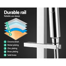 Cefito 10'' Rain Shower Head Set Handheld Square High Pressure Chrome-5