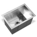 Cefito Kitchen Sink 45X30CM Stainless Steel Basin Single Bowl Silver-1