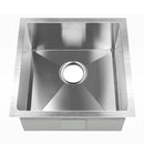 Cefito Kitchen Sink 44X44CM Stainless Steel Basin Single Bowl Silver-3