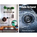 Cefito Kitchen Sink 77X45CM Stainless Steel Basin Double Bowl Silver-5