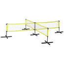 Everfit Water Volleyball Net Set Portable Swimming Pool Nets Game 4 Anchor Bags-4