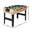 10-in-1 Games Table Soccer Foosball Pool Table Tennis Air Hockey Chess Cards-3