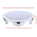 Giantz 6''Ceiling Speakers In Wall Speaker Home Audio Stereos Tweeter 2pcs-2