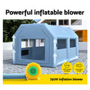Giantz Inflatable Spray Booth 4X3M Car Paint Tent Filter System Blower-6