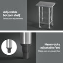 Cefito Stainless Steel Kitchen Benches Work Bench Wheels 61X46CM 430-5