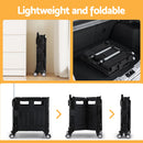 Emajin Shopping Trolley Cart 75L Foldable Black-5