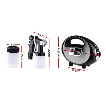 Alba. Spray Tan Machine Spray Gun Spray tent Kit HVLP System Fixed Speed Sunless - 0