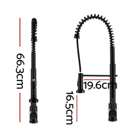 Cefito Kitchen Mixer Tap Pull Down 2 Modes Sink Faucet Basin Laundry Black - 0