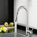 Cefito Kitchen Mixer Tap Pull Out 2 Mode Sink Faucet Basin Laundry Chrome-8