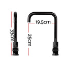Cefito Kitchen Mixer Tap Mixer Rectangle Sink Faucet Basin Laundry Black-2