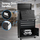 Giantz 13 Drawer Tool Box Cabinet Chest Toolbox Storage Garage Organiser Black-6