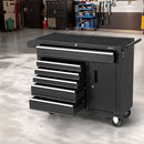Giantz 6 Drawer Tool Box Chest Cabinet Toolbox Storage Garage Organiser Wheels-1