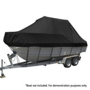 Seamanship Boat Cover 25-27ft Trailerable Jumbo Marine 600D Heavy Duty Black-1