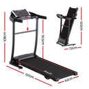Everfit Treadmill Electric Home Gym Fitness Exercise Machine Incline 400mm-2