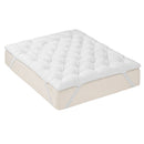 Giselle Double Pillow Top Mattress Topper 1300GSM White Duck Feather For Old Bed Upgrade 5cm Thick-9