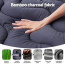 Giselle 5cm Mattress Topper Pillowtop toppers Bamboo Charcoal Double-5