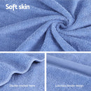 2 Pack Bath Sheets Set Cotton Extra Large Towel Blue-6