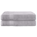 2 Pack Bath Sheets Set Cotton Extra Large Towel Grey-1
