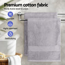 2 Pack Bath Sheets Set Cotton Extra Large Towel Grey-5