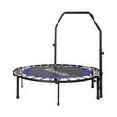 Everfit 48inch Round Fitness Trampoline Rebounder Adjustable Handrail Blue-1