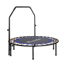 Everfit 48inch Round Fitness Trampoline Rebounder Adjustable Handrail Blue-3
