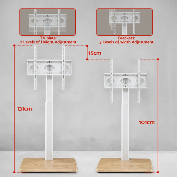 Artiss TV Stand 24-55" Swivel Height Adjustable Floor Mount for TVs