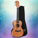 Alpha 26" Ukulele Equaliser Natural Mahogany Tenor Beginner Gift w/ Bag-8