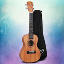 Alpha 26" Ukulele Natural Mahogany Tenor Beginner Gift w/ Carry Bag-8