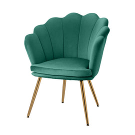 Artiss Armchair Velvet Green Callista - 0