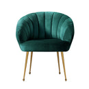 Artiss Armchair Velvet Green Eloise-3