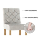 Artiss 2x Bar Stools Linen Upholstered Chairs-5