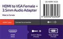 HDMI to VGA Female Adapter with 3.5mm Audio-2