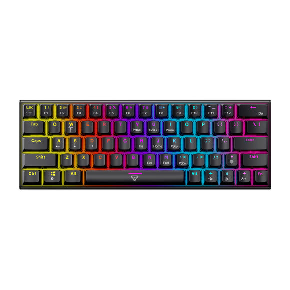 Laser Gaming Mini Mechanical Keyboard Black