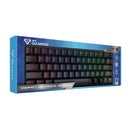 Laser Gaming Mini Mechanical Keyboard Black-10