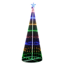 Samland Circling Led Light Christmas Tree With Star [Height: 163cm]-2