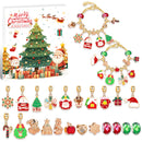 Christmas gift DIY Cartoon Snowman Bracelet Set with Crystal Beads-4
