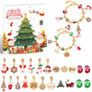 Christmas gift DIY Cartoon Snowman Bracelet Set with Crystal Beads-4