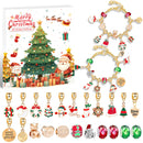 Christmas gift DIY Cartoon Snowman Bracelet Set with Crystal Beads-6