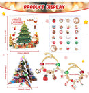 Christmas gift DIY Cartoon Snowman Bracelet Set with Crystal Beads-2