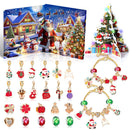 Christmas gift DIY Cartoon Snowman Bracelet Set with Crystal Beads-1