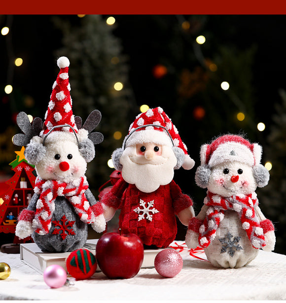 Christmas gift bag,Three-piece Apple Bag for Christmas Eve