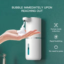 380ml touchless sensor automatic soap dispenser - wall-mounted, rechargeable lithium battery, USB charging, modern black design, suitable for bathroom and kitchen, bathroom soap dispenser | modern soap dispenser | touchless soap dispenser-4