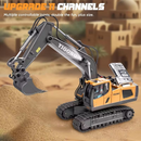 Mini Excavator Toy with Remote & App Control, High-Tech 11-Channel Alloy & Plastic Engineering Vehicle, Fun Toy for Men, Perfect Gift for Kids.-7