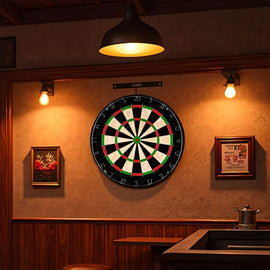 18-inch sisal dartboard, 45cm sisal round net dartboard, digital printed sisal dartboard, sisal dart set，Random 6 types of darts