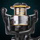 BILLINGS EK 7000 series, 5.2:1 gear ratio, maximum drag force 26LB, aluminum alloy metal line cup, spool reel, suitable for freshwater and seawater-6