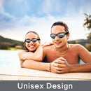 Black Swim Goggles Set with Cap, Nose Clip, Earplugs & Case: Anti-Fog UV Protection for Men & Women-6