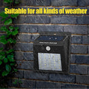 4Pack Solar Sensor Lights Outdoor with 30 LEDs – Wireless Waterproof Solar Motion Sensor Wall Lights for Fence, Patio, Deck, Yard & Garden, Motion Activated Auto On/Off(White)-3