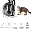 pet products Pet Space Capsule Backpack, Small Medium Cat Puppy Dog Carrier, Transparent Breathable Heat Proof, Pet Carrier for Travel Hiking Walking Camping, Grey-4