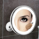 Christmas gift 10X Magnifying Suction Cup LED Makeup Mirror: Flawless Vanity Mirror with Natural Light for Precise Grooming-1